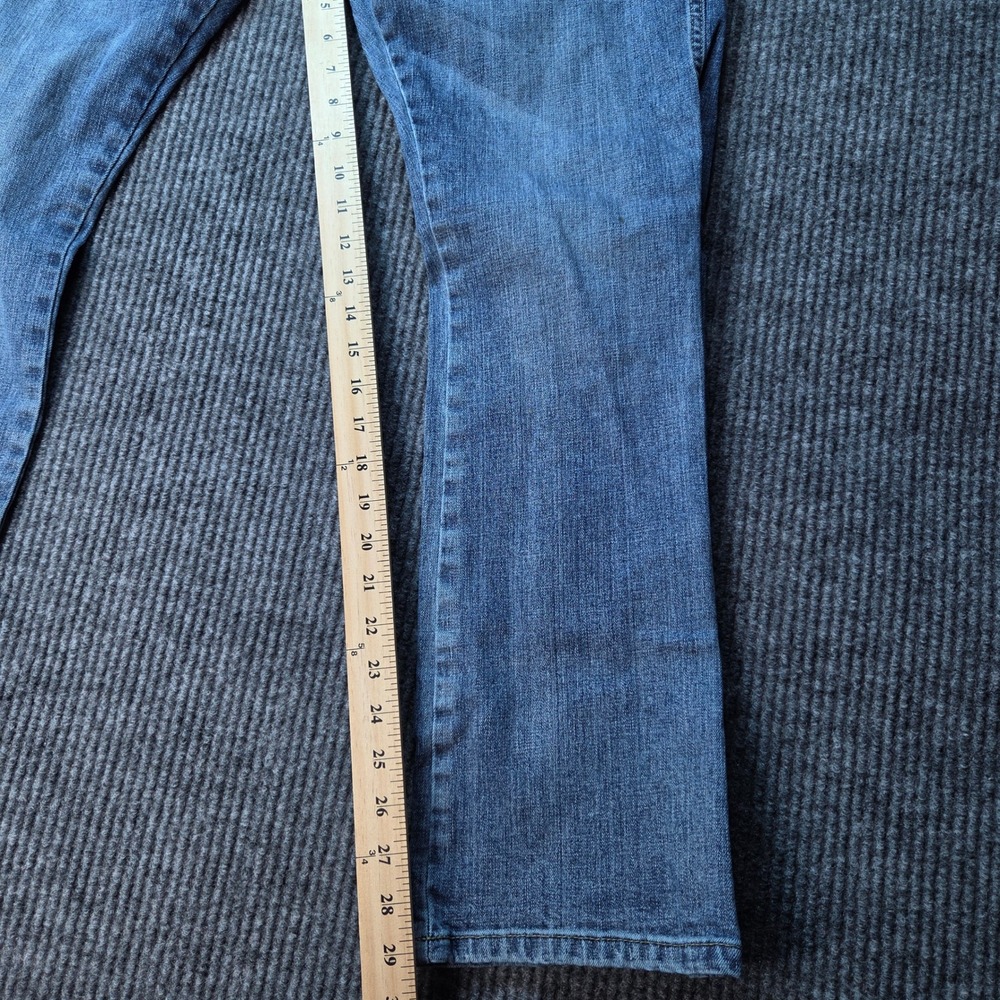 Wrangler Retro Slim Boot Jeans Mens 35x32 Blue Denim Western Cowboy Casual - Picture 8 of 10